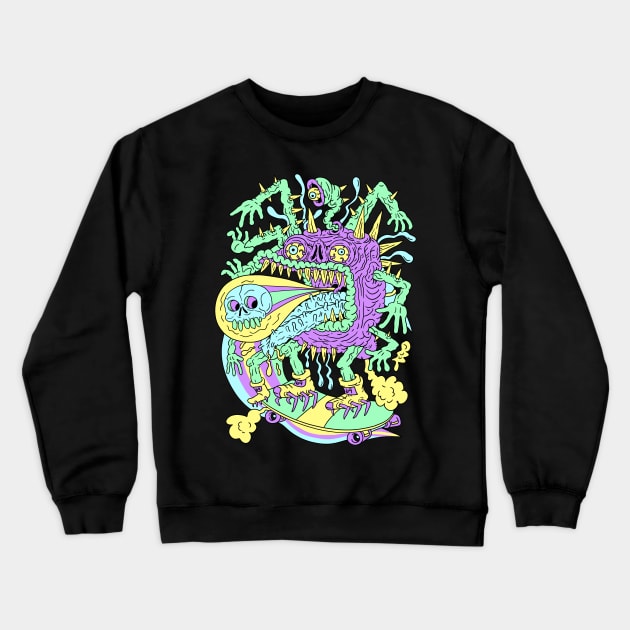 Skate Raisin Crewneck Sweatshirt by Joey Souza